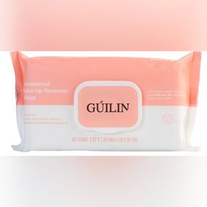 Waterproof Makeup Remover Wipes - Pink